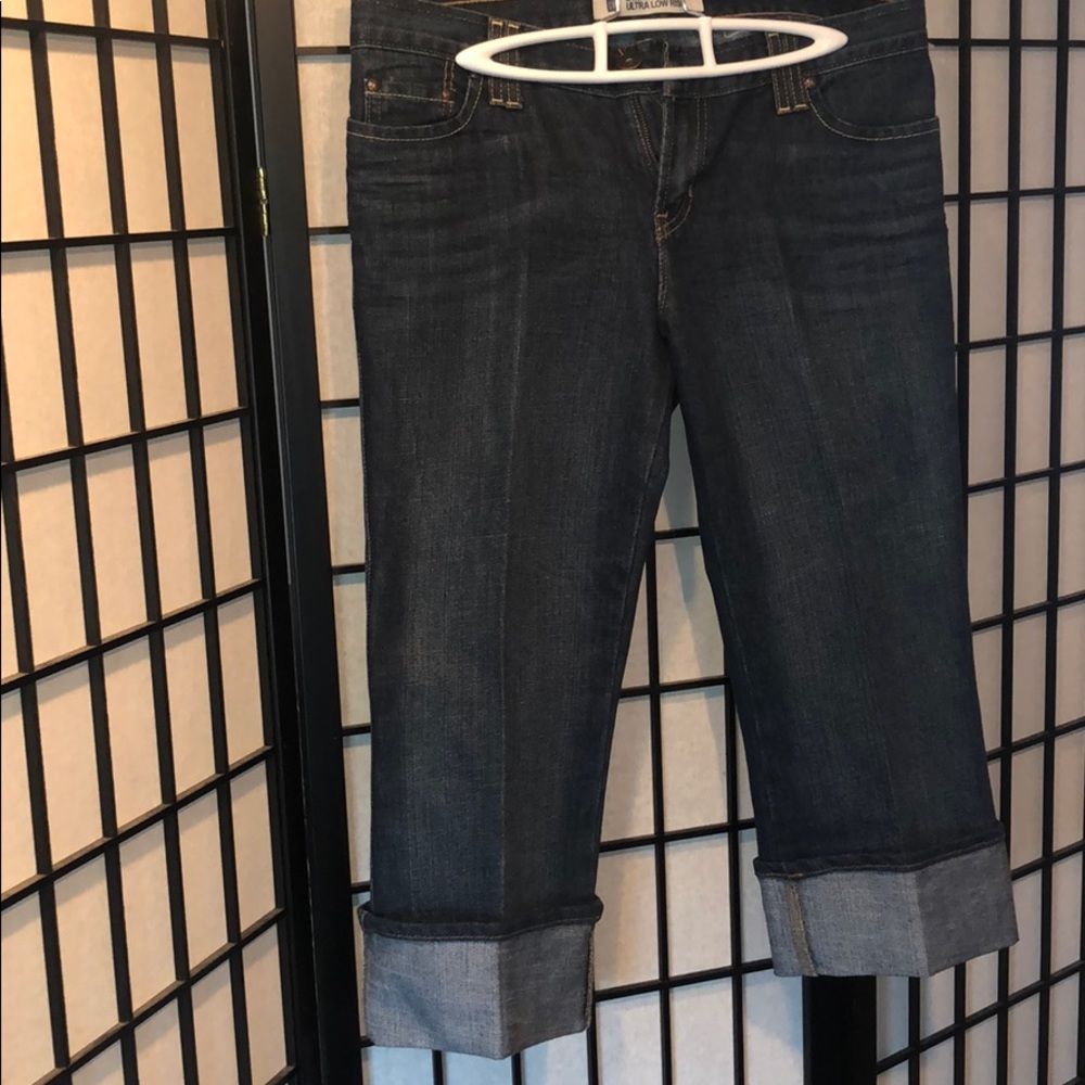 NWT gap ultra low rise jean Capri